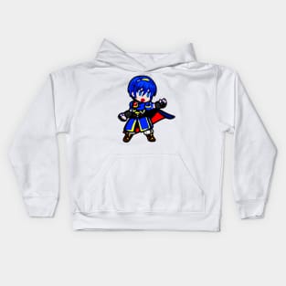 Marth (Fire Emblem Shadow Dragon) Kids Hoodie